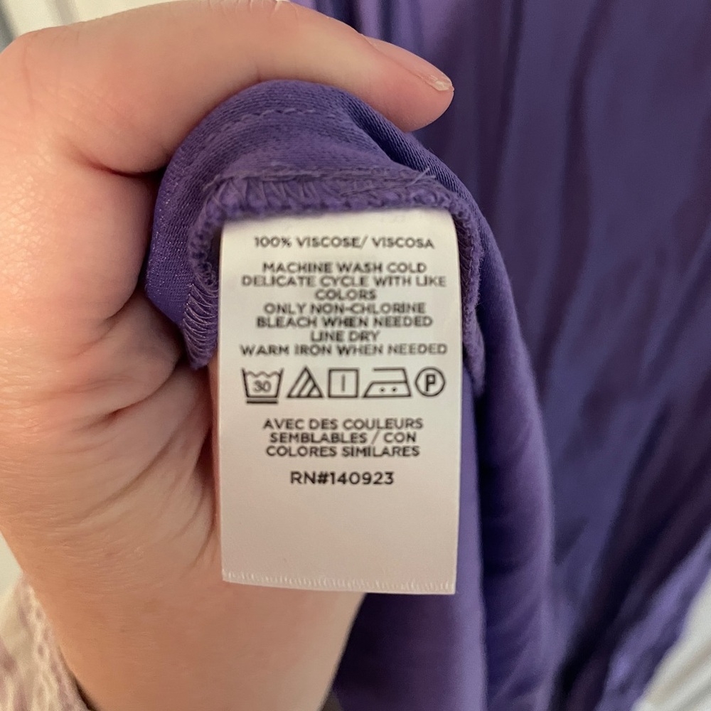 NWT Loft Crepe Slit Maxi Dress in Lavender - Picture 7 of 8